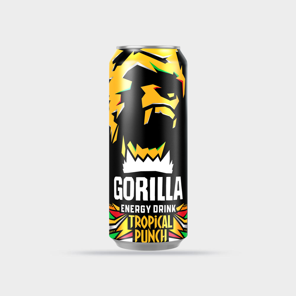 گوریلا انرژی ضربه استوایی 450 سی سی Gorilla Tropical Punch