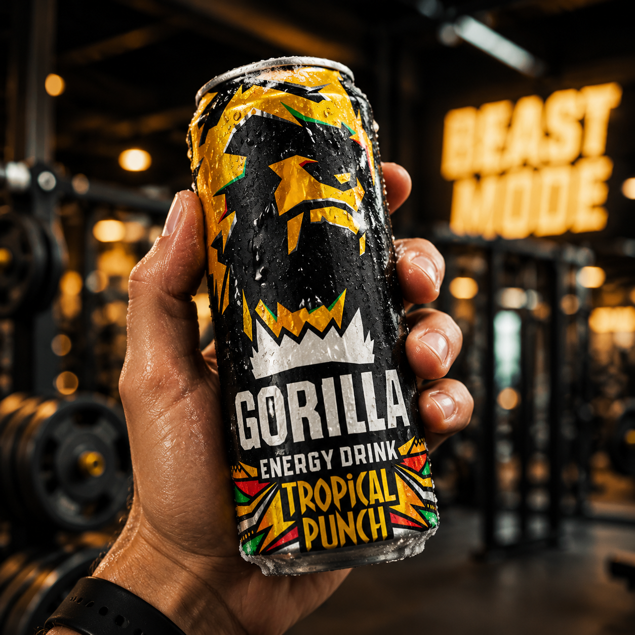 گوریلا انرژی ضربه استوایی 450 سی سی Gorilla Tropical Punch تصویر 3