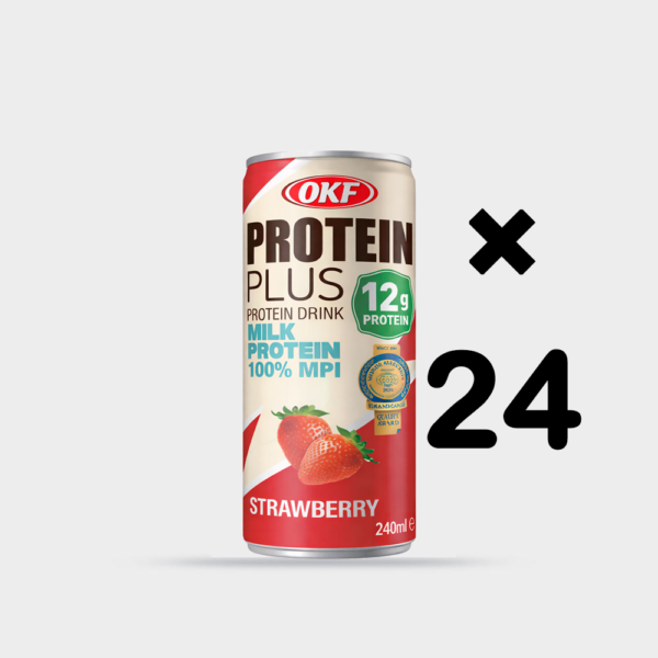 فروش عمده شیر توت فرنگی پروتئین ایزوله OKF (مدل Protein Plus)