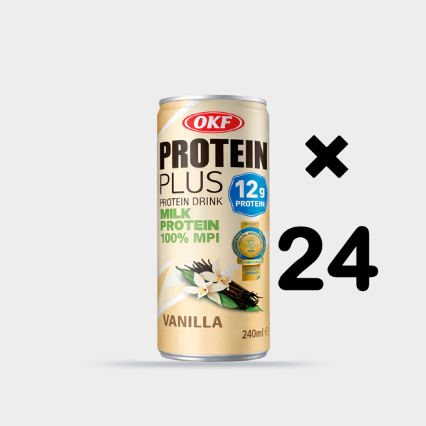 فروش عمده شیر وانیل پروتئین ایزوله OKF (مدل Protein Plus)