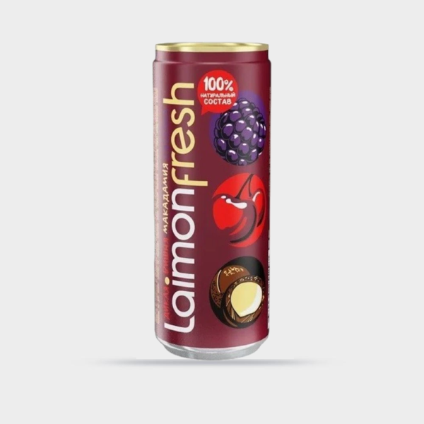 لایمون فرش تمشک گیلاس، ۳۳۰ میلی لیتر، روسیه (سوئیس) Laimon Fresh Berries